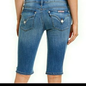 Hudson Jeans Lowrise Bermuda Denim Shorts
